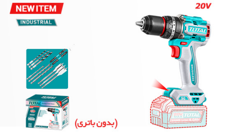 دریل شارژی براشلس ۲۰ ولت صنعتی